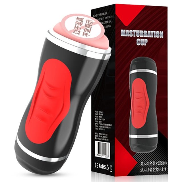 Male heated masturbation cup